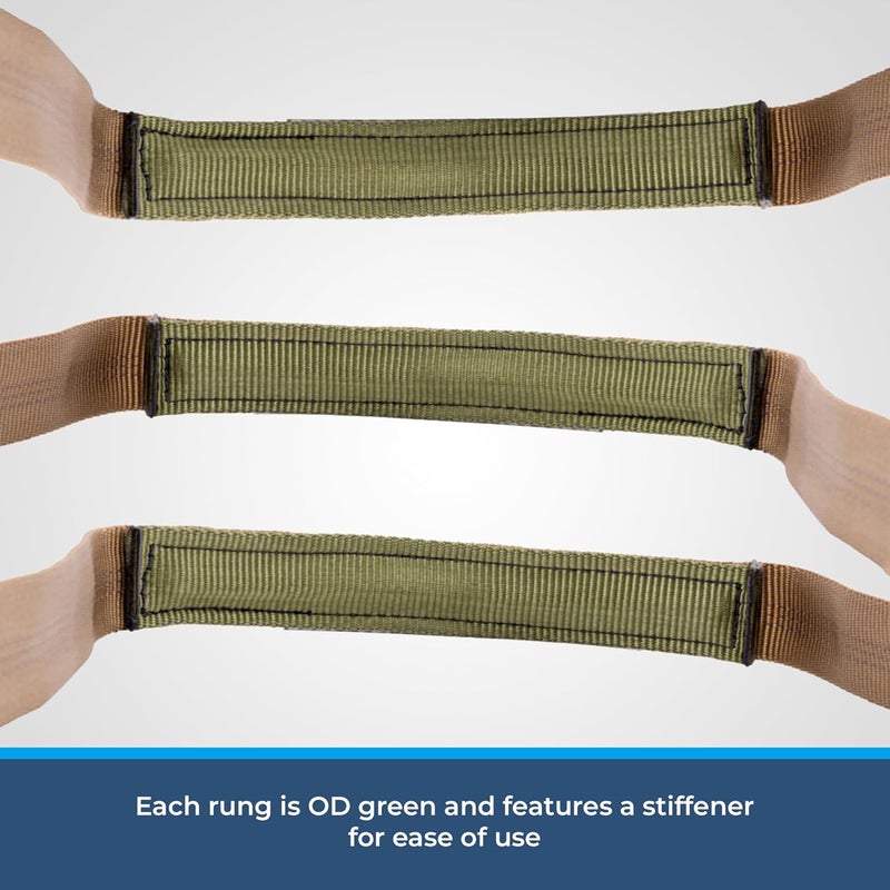 RNA Ape Canyon Outfitters Step Aider - Made in USA, Hunting, Arborist, and Tree Climbing Gear, Coyote - Image 3